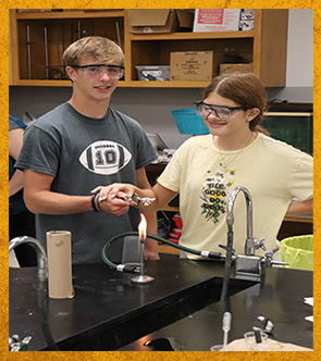 students working in classroom lab